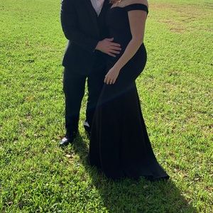 B. Darlin black formal dress size 11/12